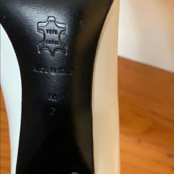 Fieramosca & Co White leather heels - Picture 4 of 16